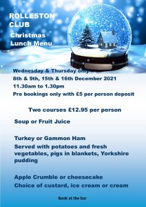 christmas lunch menu